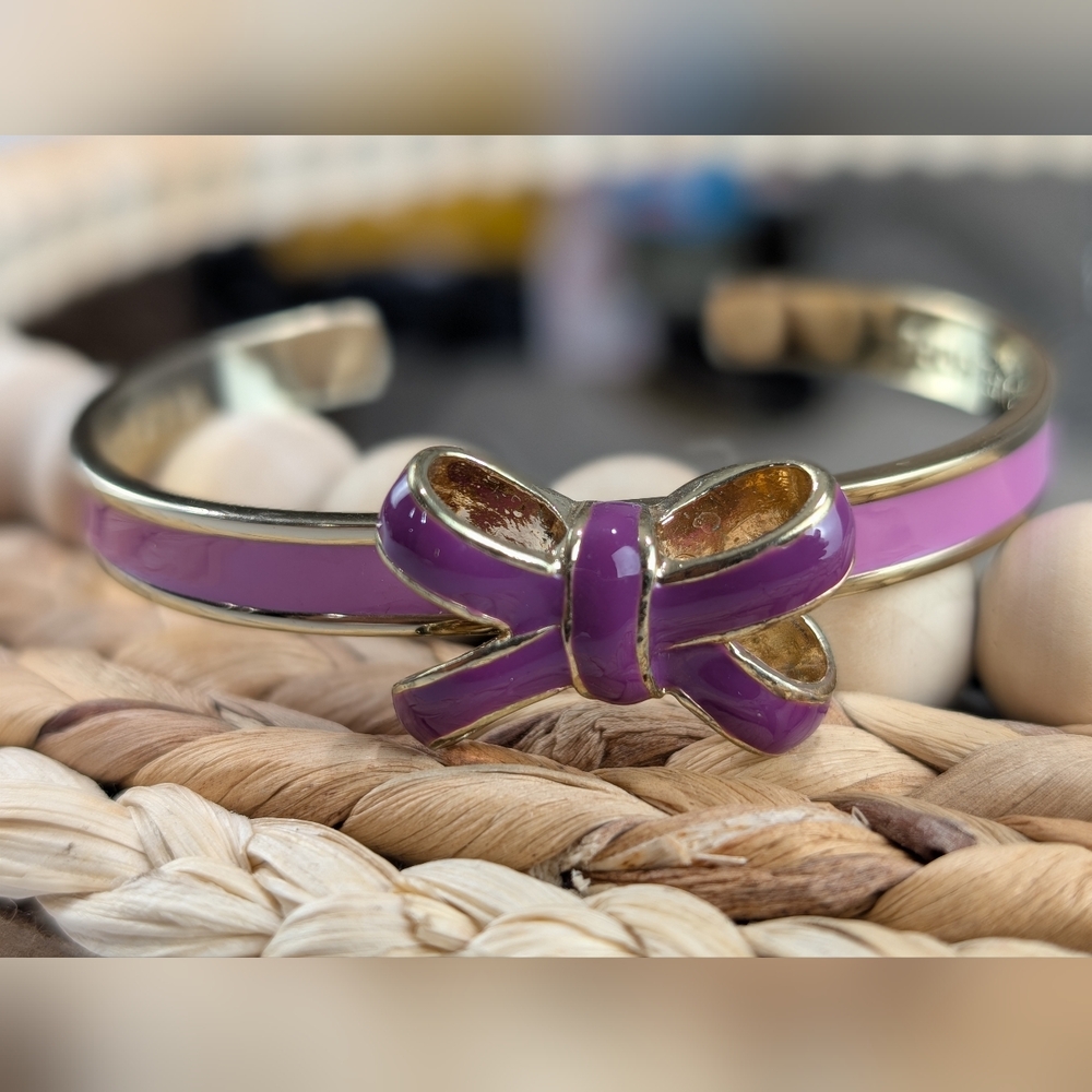 Vera Bradley Purple Bow Bracelet - Picture 5 of 5